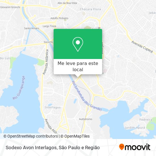 Sodexo Avon Interlagos mapa