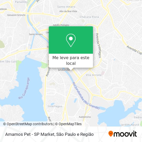 Amamos Pet - SP Market mapa