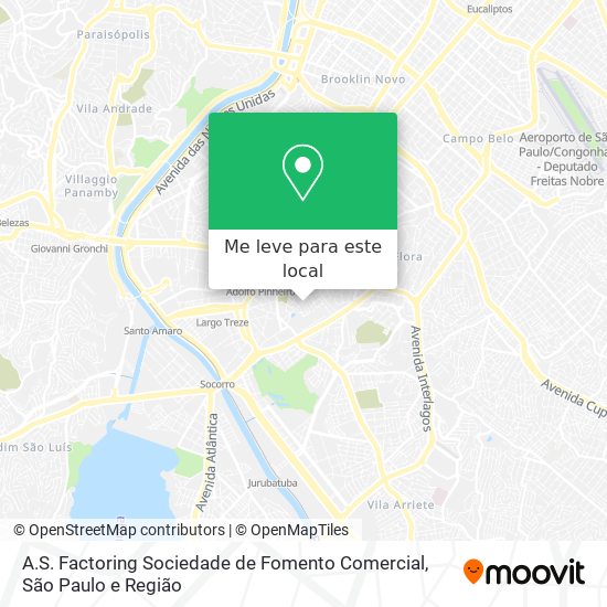 A.S. Factoring Sociedade de Fomento Comercial mapa