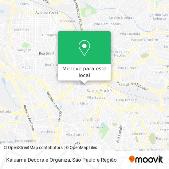 Kaluama Decora e Organiza mapa