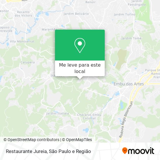 Restaurante Jureia mapa