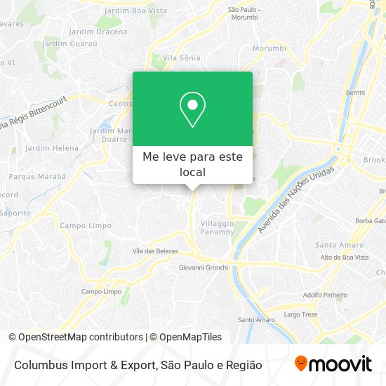 Columbus Import & Export mapa