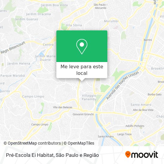 Pré-Escola Ei Habitat mapa