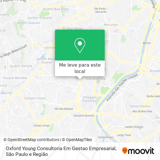 Oxford Young Consultoria Em Gestao Empresarial mapa