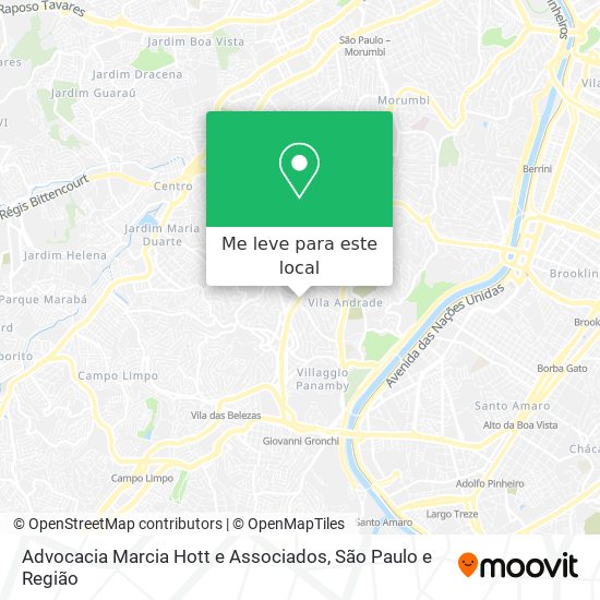 Advocacia Marcia Hott e Associados mapa