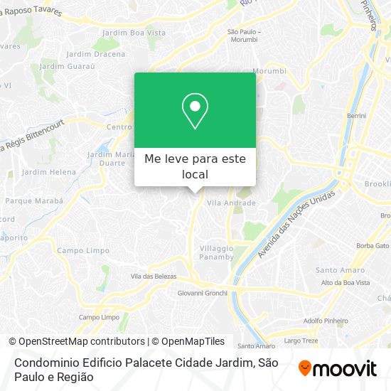 Condominio Edificio Palacete Cidade Jardim mapa