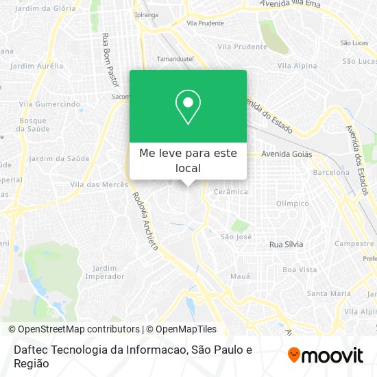 Daftec Tecnologia da Informacao mapa