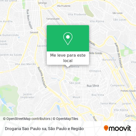 Drogaria Sao Paulo sa mapa