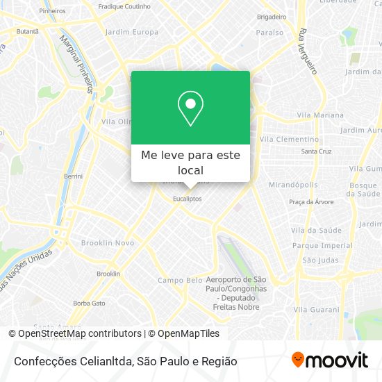 Confecções Celianltda mapa