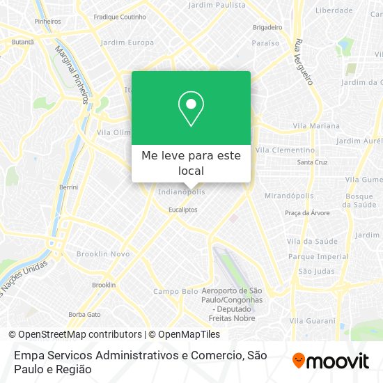 Empa Servicos Administrativos e Comercio mapa