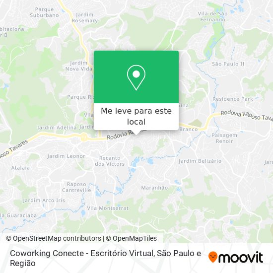 Coworking Conecte - Escritório Virtual mapa