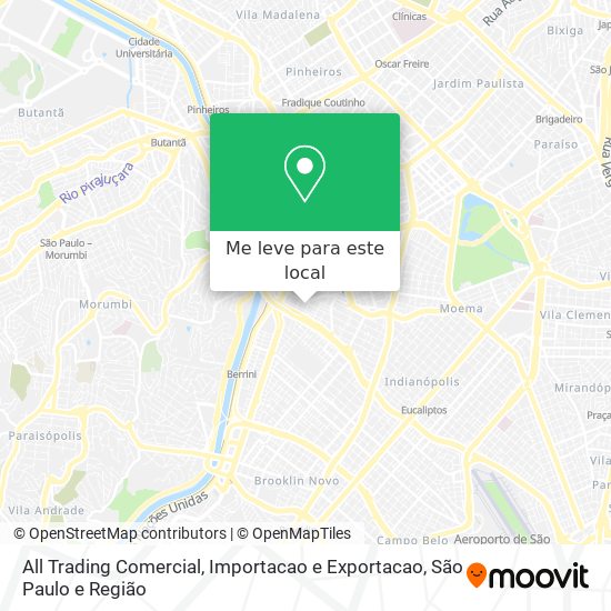 All Trading Comercial, Importacao e Exportacao mapa