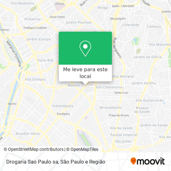 Drogaria Sao Paulo sa mapa