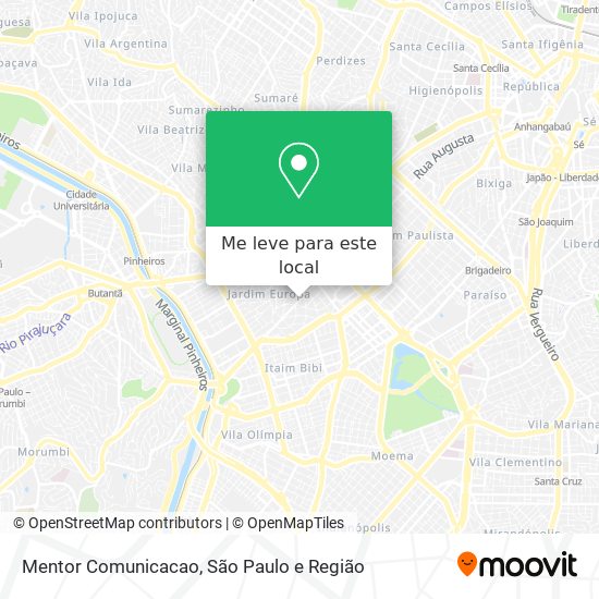 Mentor Comunicacao mapa