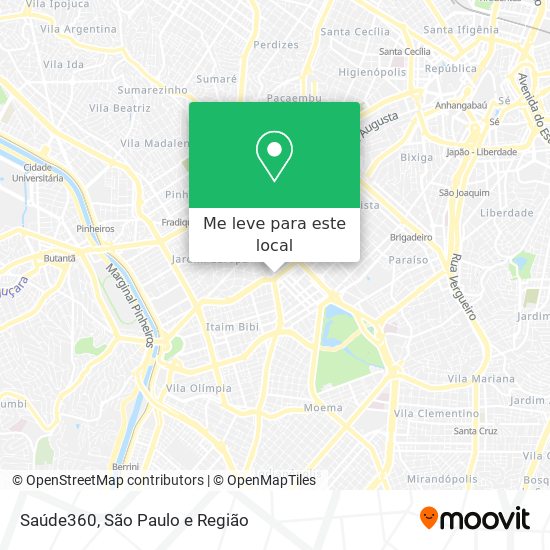 Saúde360 mapa