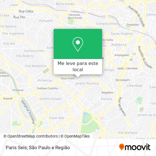 Paris Seis mapa