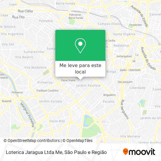 Loterica Jaragua Ltda Me mapa