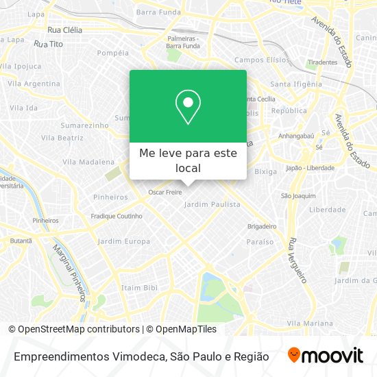 Empreendimentos Vimodeca mapa