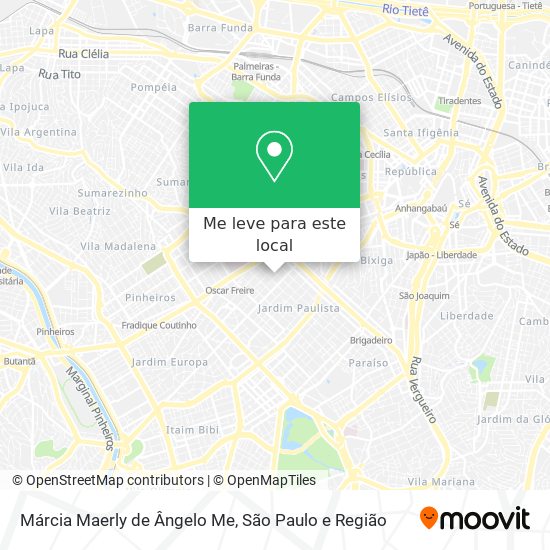 Márcia Maerly de Ângelo Me mapa