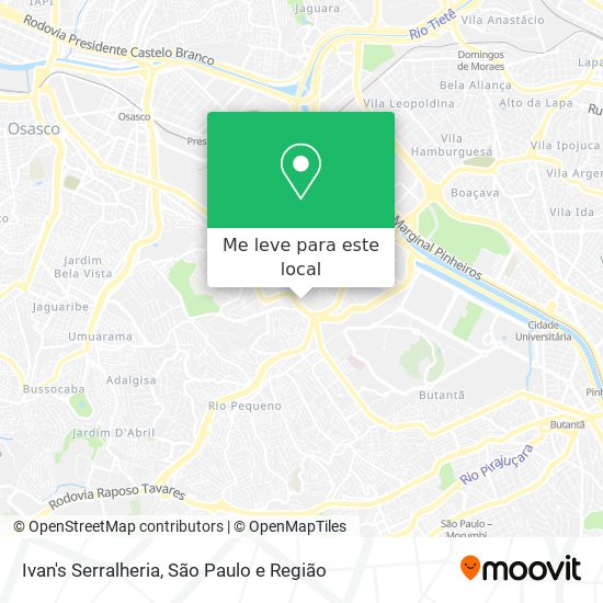 Ivan's Serralheria mapa