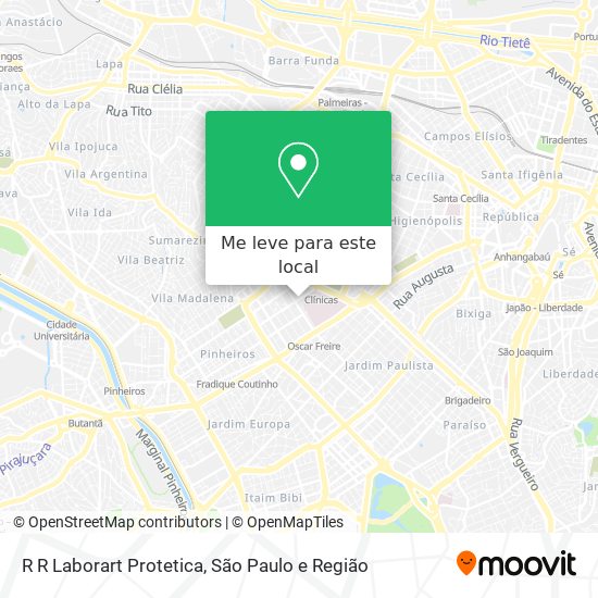 R R Laborart Protetica mapa