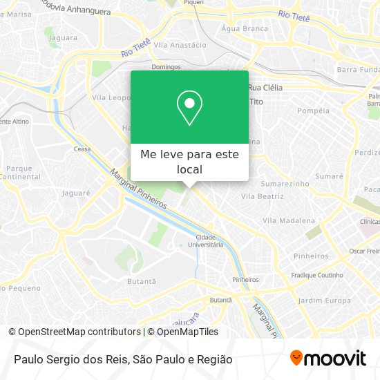 Paulo Sergio dos Reis mapa