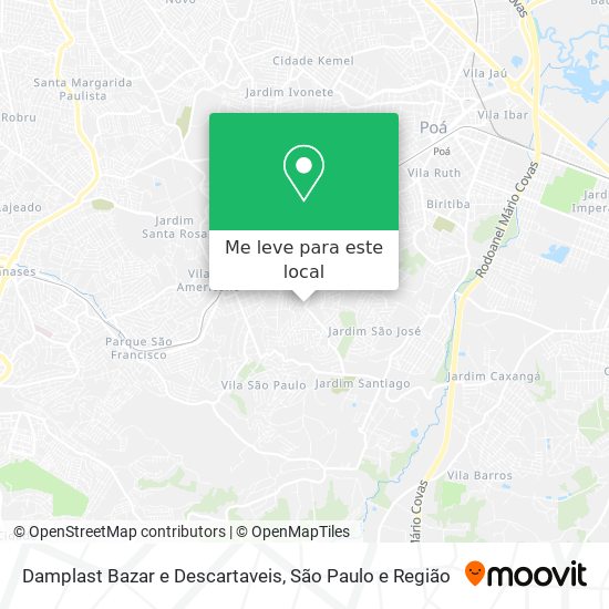 Damplast Bazar e Descartaveis mapa