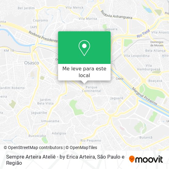 Sempre Arteira Ateliê - by Erica Arteira mapa