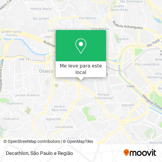 Decathlon mapa