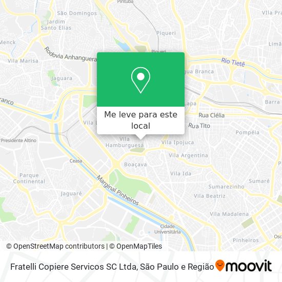 Fratelli Copiere Servicos SC Ltda mapa