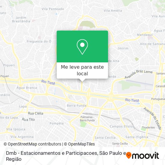 Dmb - Estacionamentos e Participacoes mapa