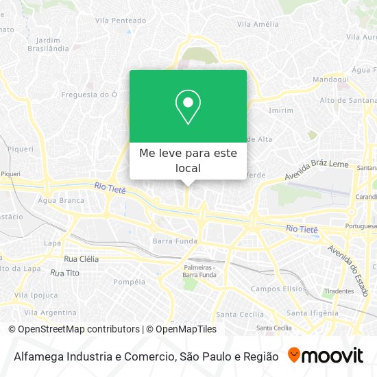 Alfamega Industria e Comercio mapa