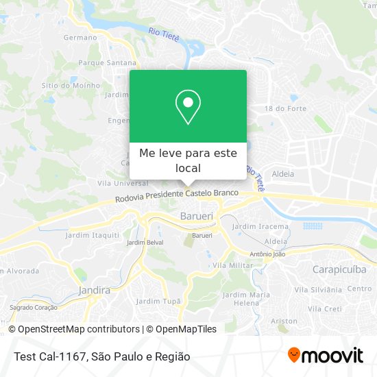 Test Cal-1167 mapa