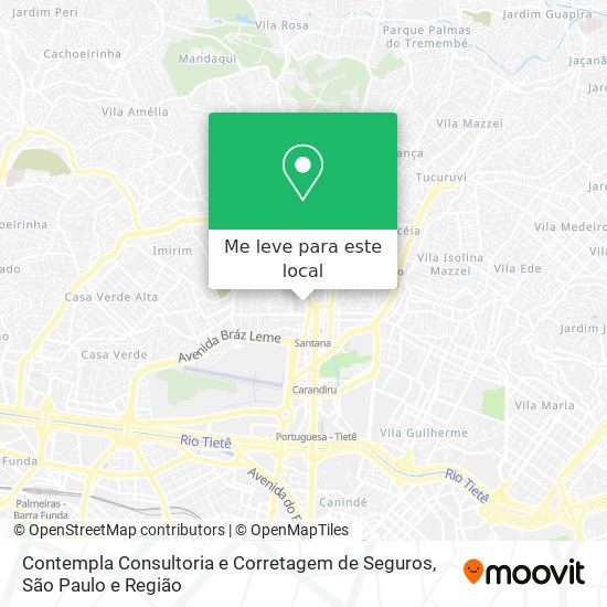 Contempla Consultoria e Corretagem de Seguros mapa