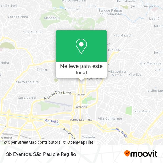 Sb Eventos mapa