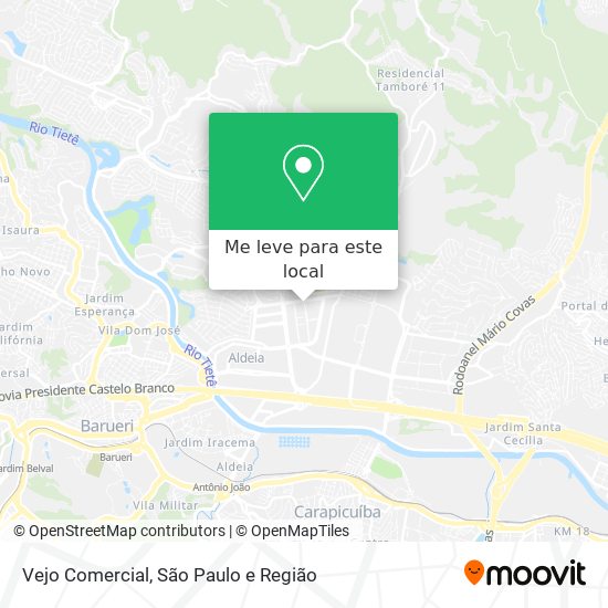 Vejo Comercial mapa