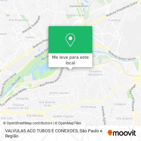 VALVULAS ACO TUBOS E CONEXOES mapa