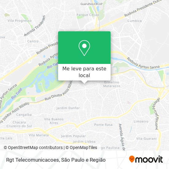 Rgt Telecomunicacoes mapa