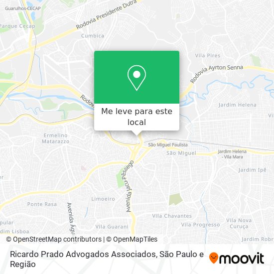 Ricardo Prado Advogados Associados mapa