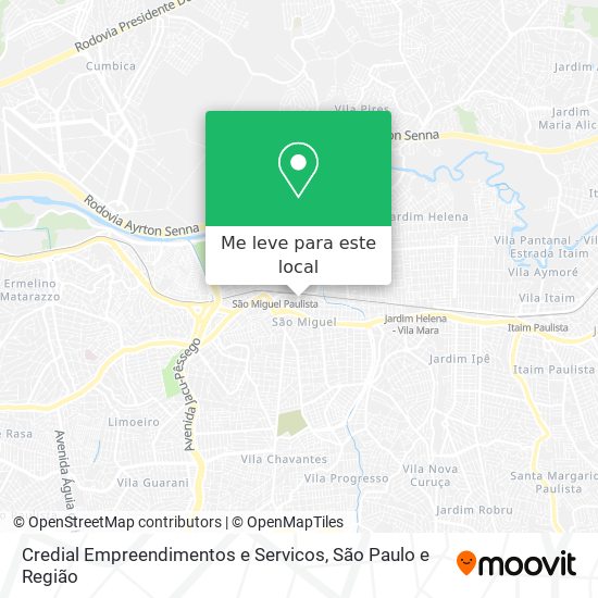 Credial Empreendimentos e Servicos mapa