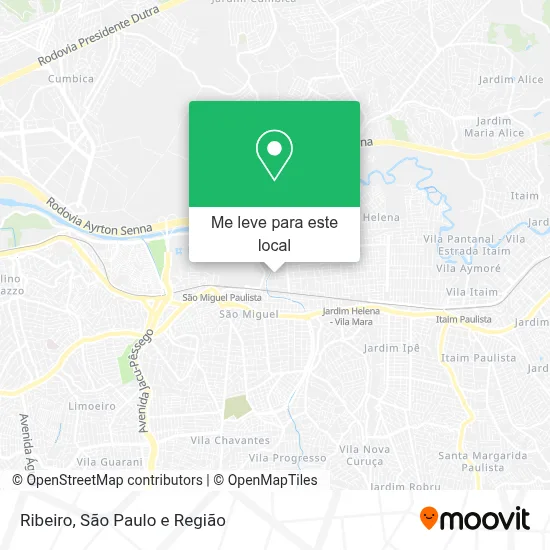 Ribeiro mapa