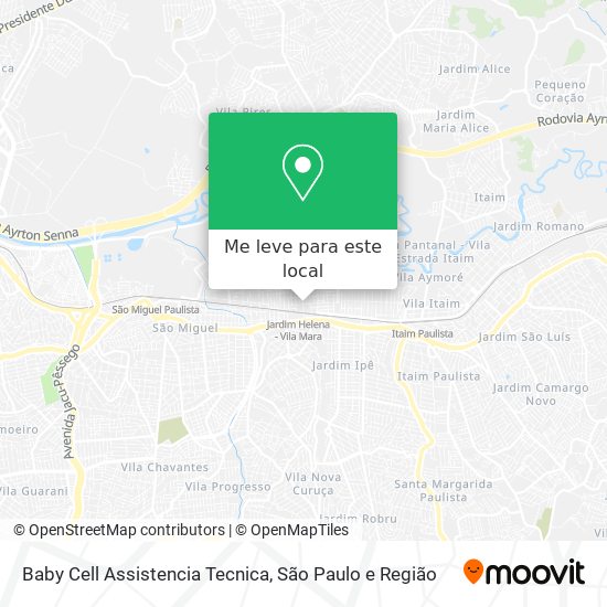 Baby Cell Assistencia Tecnica mapa