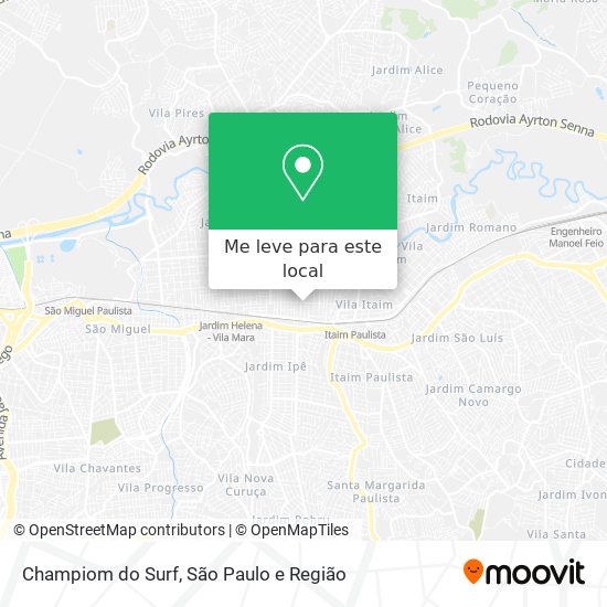 Champiom do Surf mapa