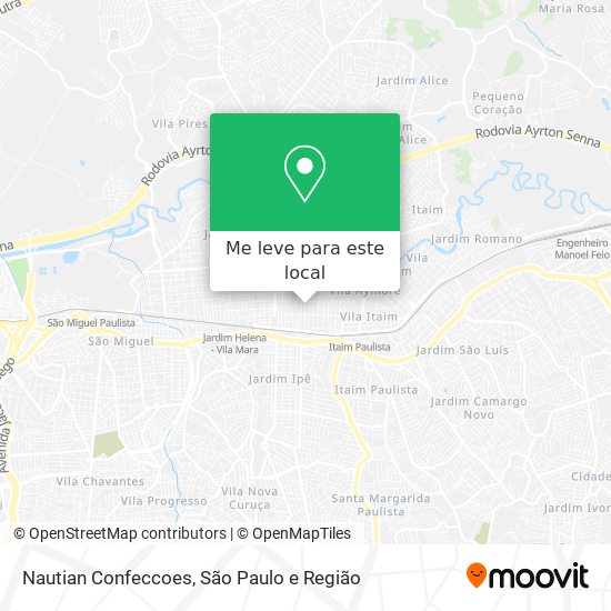 Nautian Confeccoes mapa