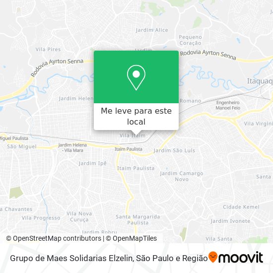 Grupo de Maes Solidarias Elzelin mapa