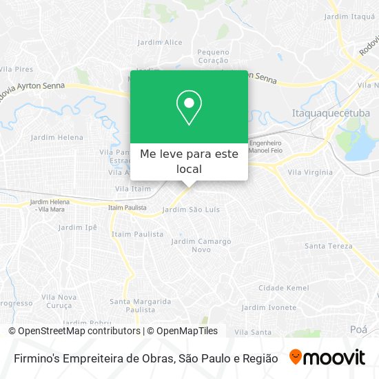 Firmino's Empreiteira de Obras mapa