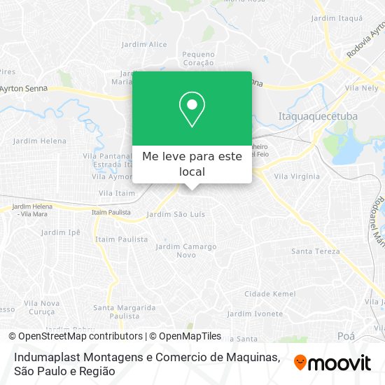 Indumaplast Montagens e Comercio de Maquinas mapa