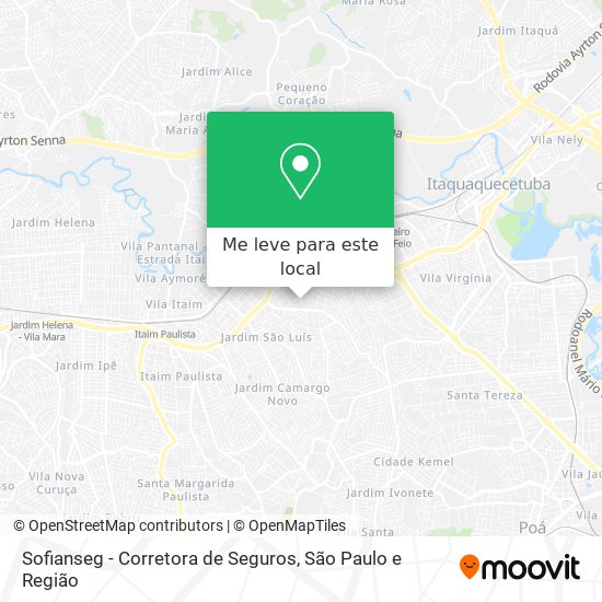 Sofianseg - Corretora de Seguros mapa