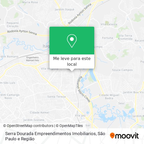 Serra Dourada Empreendimentos Imobiliarios mapa