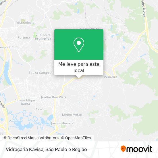 Vidraçaria Kavisa mapa